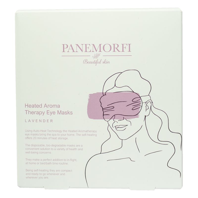 Panemorfi Heated Aroma Therapy Eye Masks Lavender (5pk) Salon First Beauty Supplies Salon